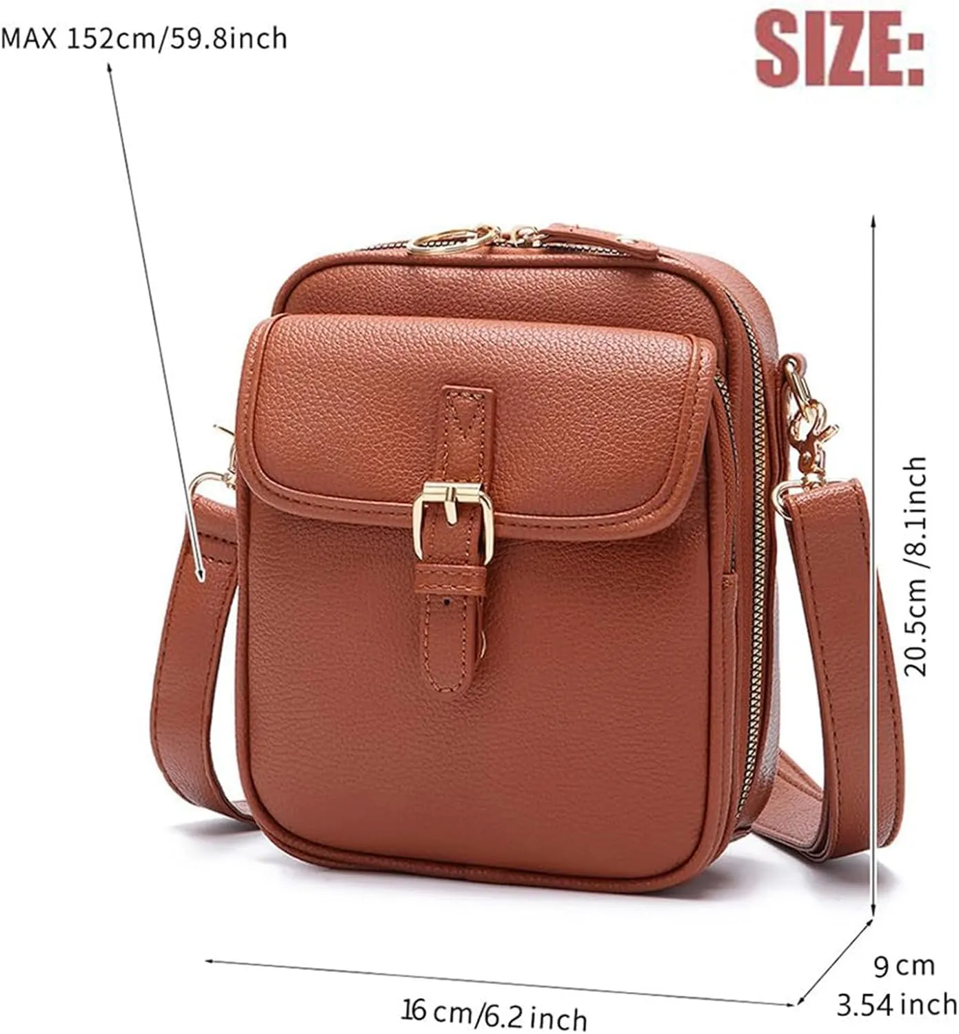 Forcipower Crossbody Bag, Anti-Theft Urvashi Crossbody Bag, Collaboraten1 Crossbody Leather Bag