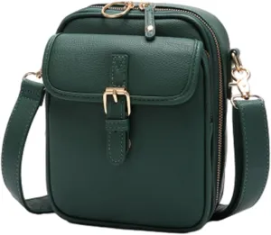 Forcipower Crossbody Bag, Collaboraten1 Crossbody Bag, Vintage Large Capacity Messenger with Anti-Theft Zipper
