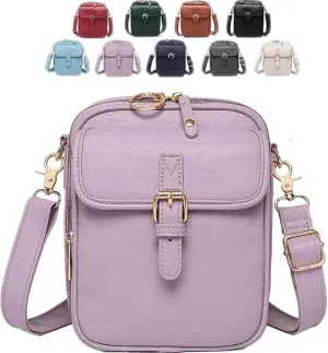 Forcipower Crossbody Bag, The Urvashi Crossbody Leather Bag with 10 Card Slots, Collaboraten1 Crossbody Leather Bag