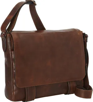 Frye Men's Logan Messenger Bag, Dark Brown, One Size