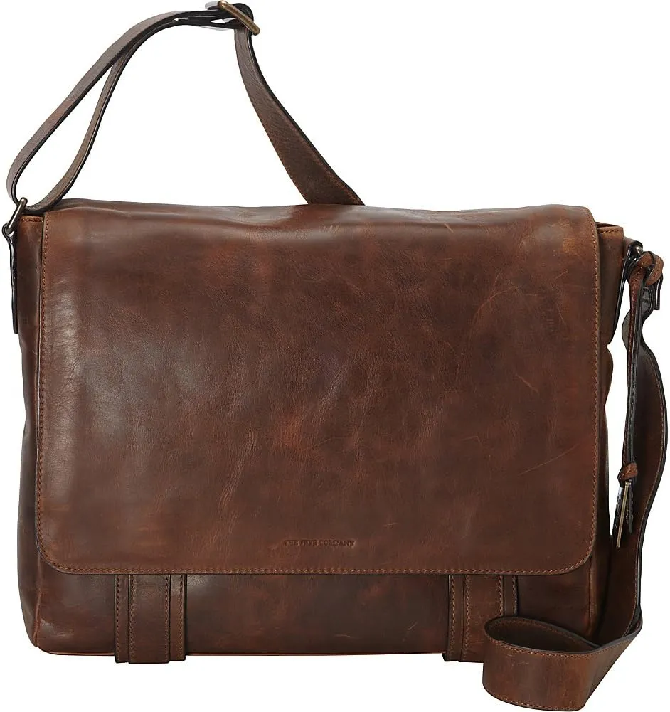 Frye Men's Logan Messenger Bag, Dark Brown, One Size