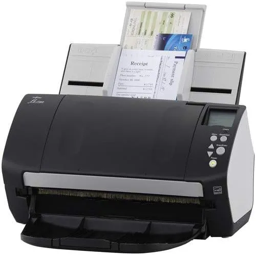 Fujitsu fi-7160 Color Duplex Professional Document Scanner - 60ppm - 600 dpi optical - USB 3.0 (Renewed)