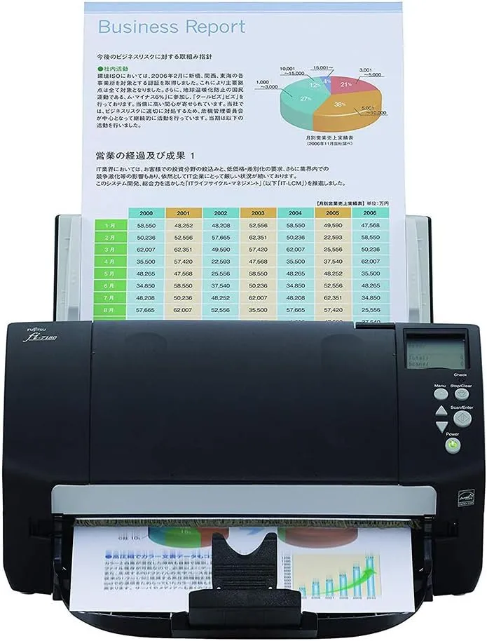 Fujitsu fi-7180 High-Performance Professional Color Duplex Document Scanner with Auto Document Feeder (ADF)