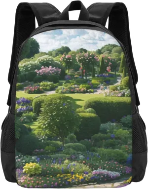 Full Of Plants Backpack Lightweight Simple Casual Backpack Shoulder Bags Large Capacity Laptop Backpack
