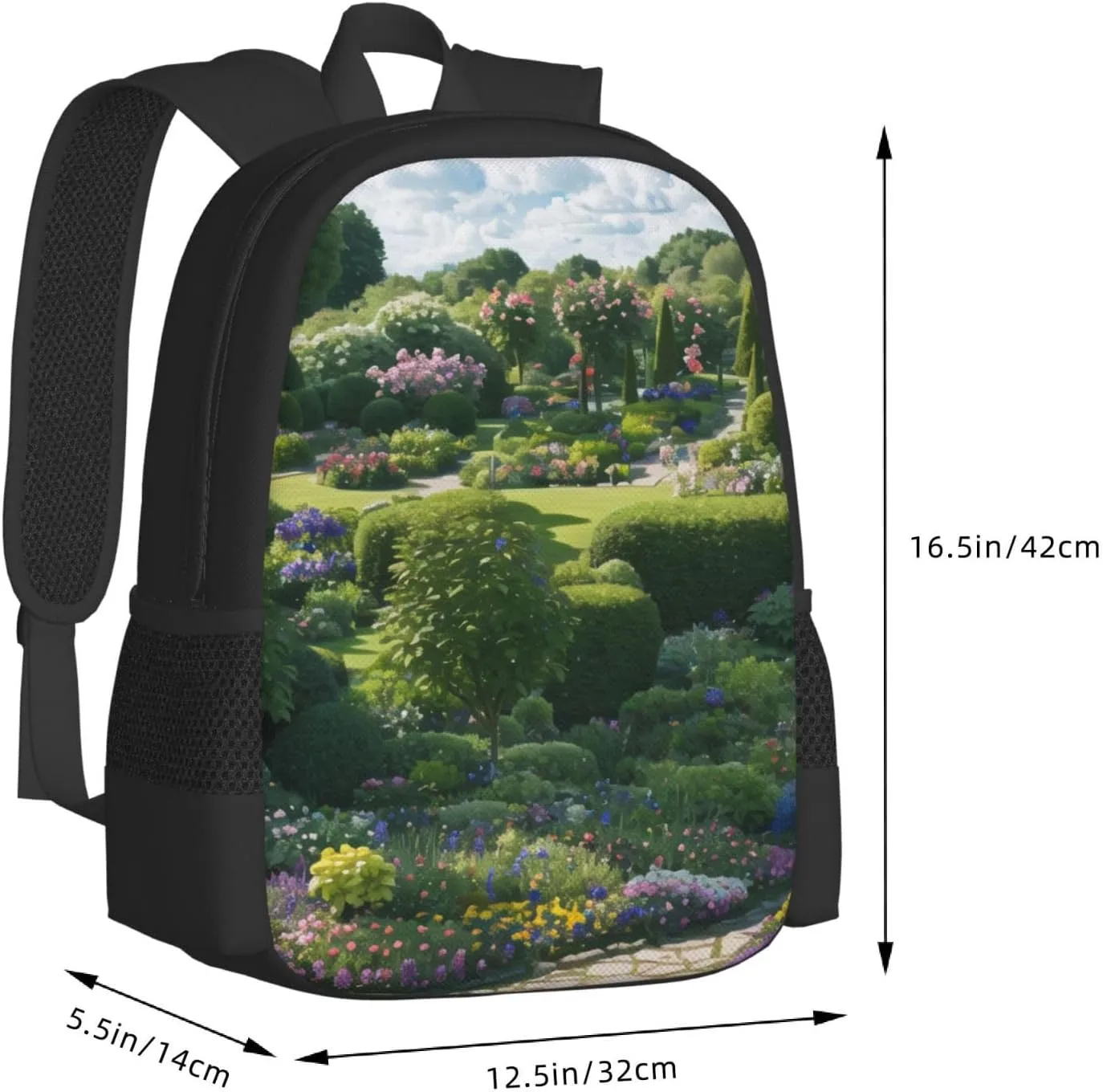 Full Of Plants Backpack Lightweight Simple Casual Backpack Shoulder Bags Large Capacity Laptop Backpack