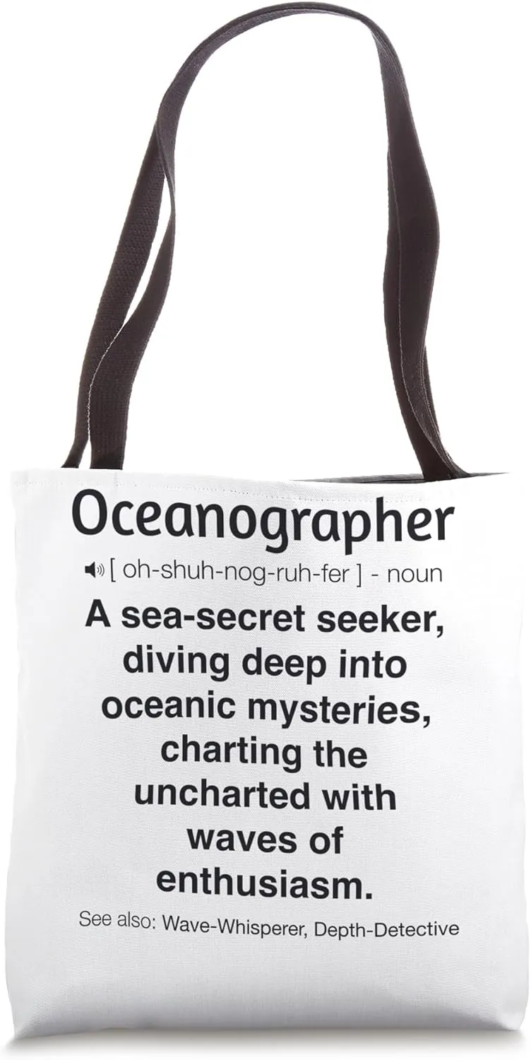Funny Oceanographer Tote Bag