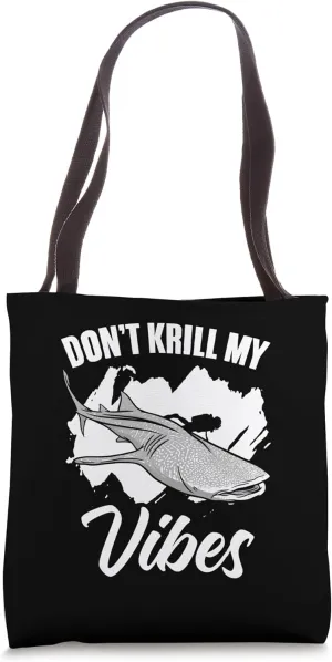 Funny Whale Shark Sea Animal Shark Lovers Marine Biologist Tote Bag