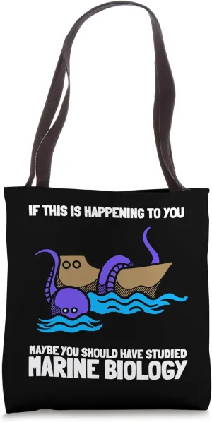 Future Marine Biologist Ocean Biology Student Oceanography Tote Bag