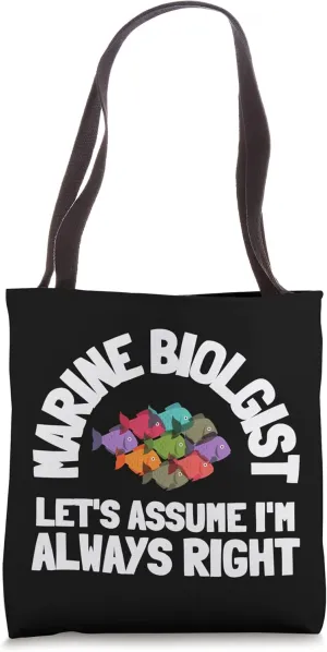 Future Marine Biologist Ocean Biology Student Oceanography Tote Bag