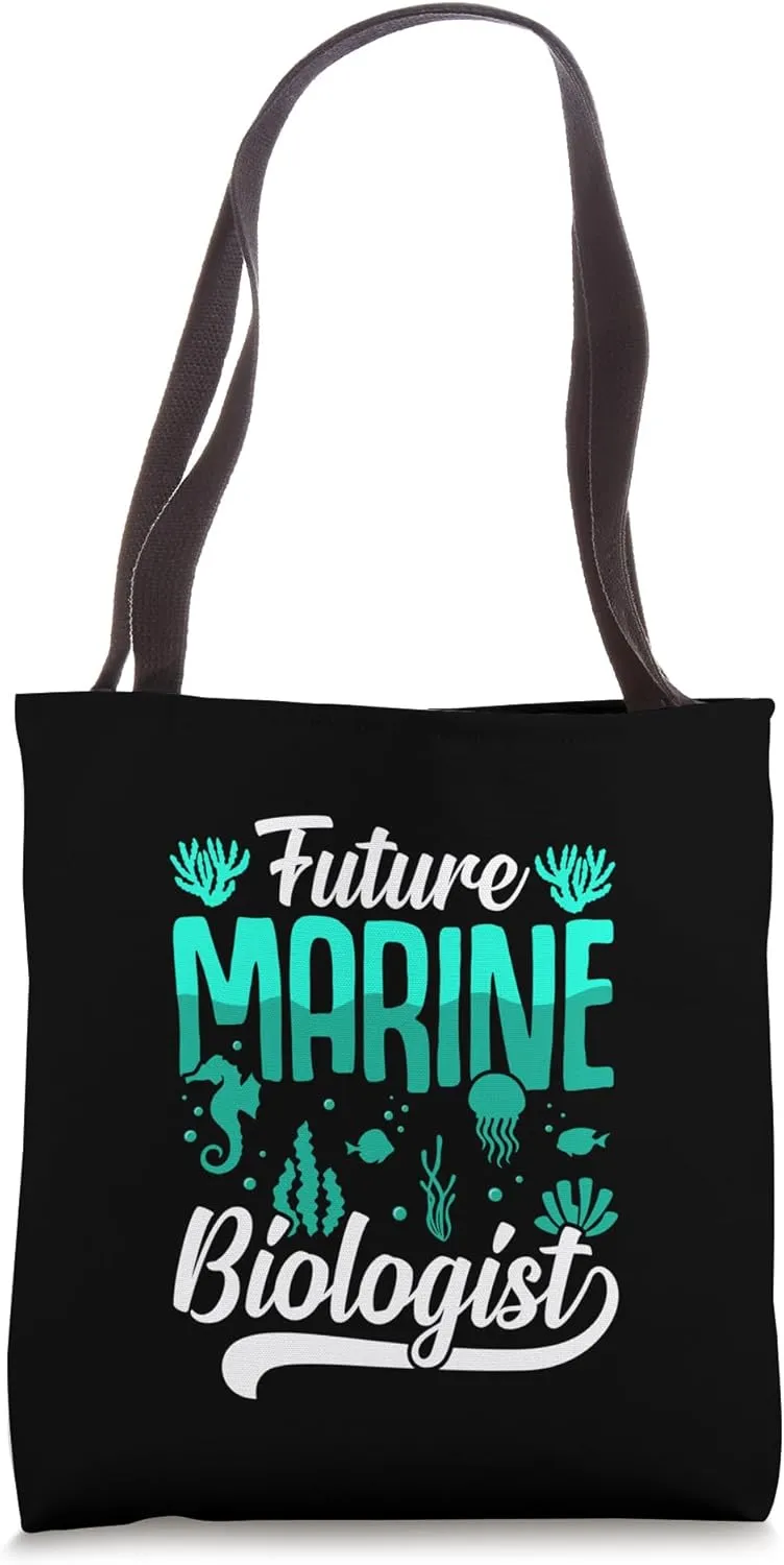 Future Marine Biologist Oceanography Scientist Aquatic Tote Bag