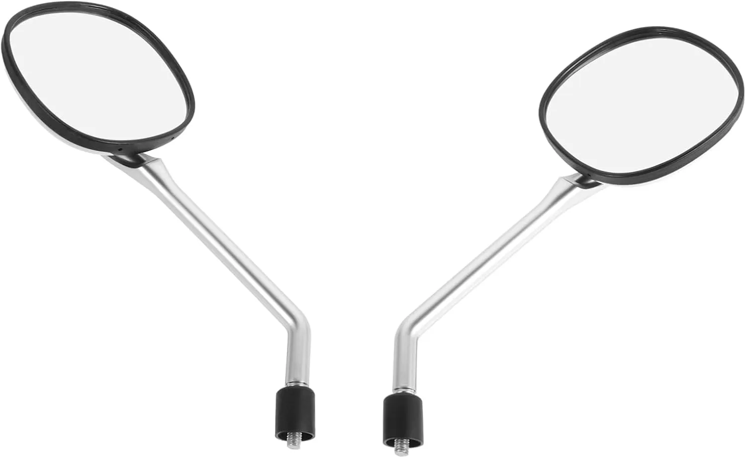 GANAZONO 1pair Bicycle Mirrors for Handlebars Fit Rear View Mirrors for Electric Scooters Bikes Enhanced Visibility Easy Installation Reflection Essential Safety Accessory Pearl