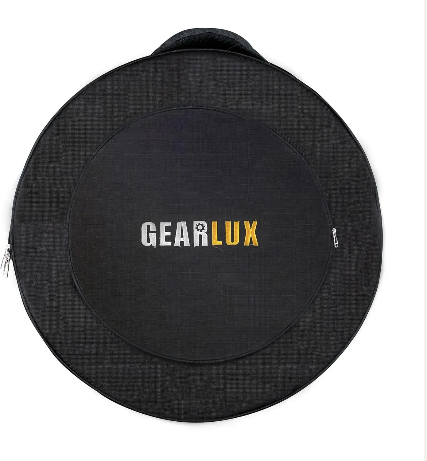Gearlux 22-Inch Cymbal Bag for Crash, Hi-Hats, and Drum Cymbals - Black