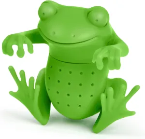 Genuine Fred, TEA FROG, Frog Reusable Silicone Tea Infuser, Green, Fun Gift for Tea Lovers, Clever Kitchen Gadget