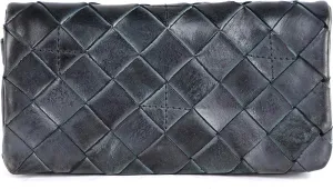Genuine Leather Wallets for Women, Small Wallet for Ladies Zipper Coin Purse Credit Card Holder with Strap (VL-167-GREY)