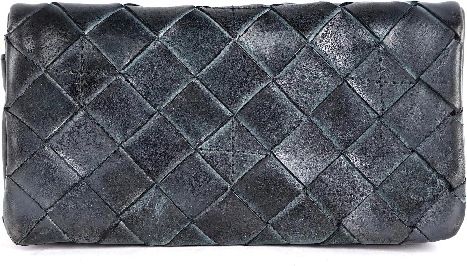 Genuine Leather Wallets for Women, Small Wallet for Ladies Zipper Coin Purse Credit Card Holder with Strap (VL-167-GREY)