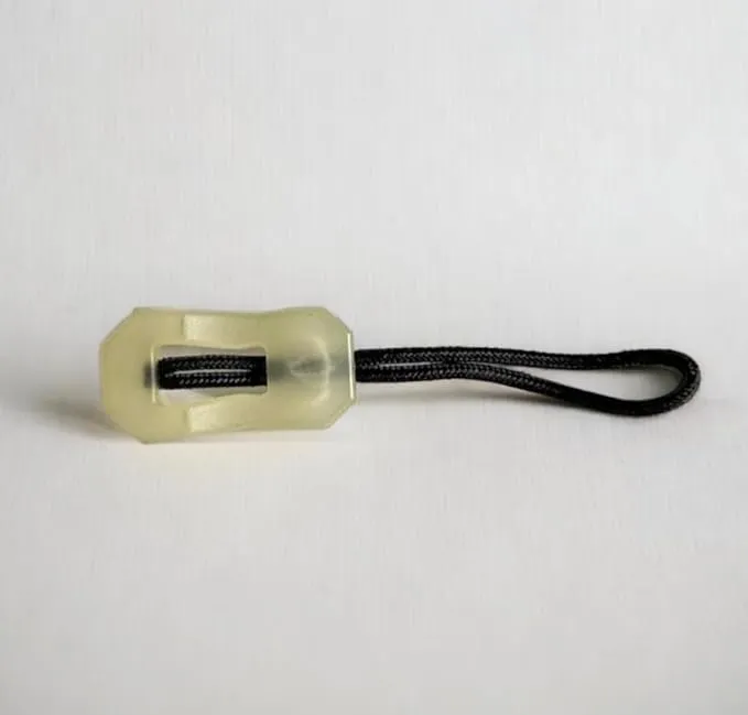 Ghost Glow Zipper Pull Tabs, Heavy Duty Tactical Glow in The Dark Replacement Set of 4 in 1 Pack