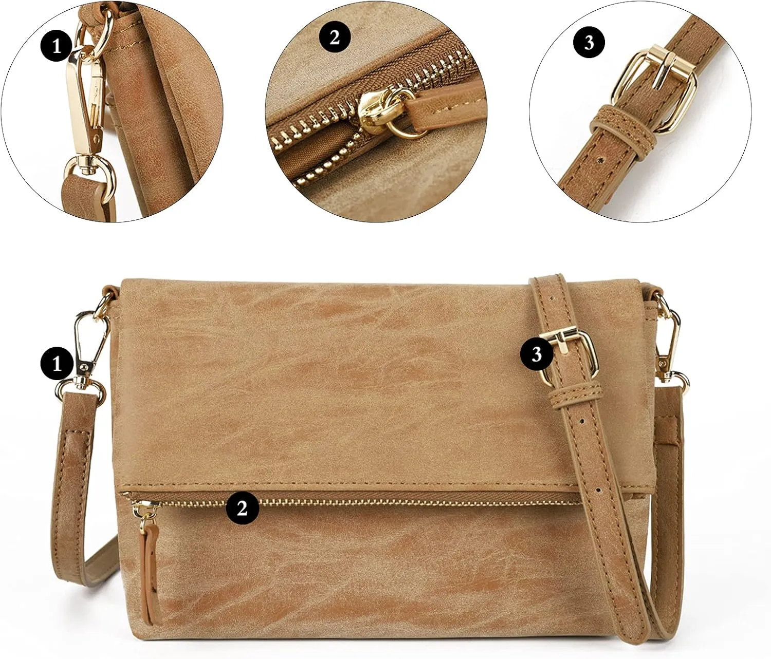 Gladdon Crossbody bags for Women Crossbody Purse Shoulder Bag