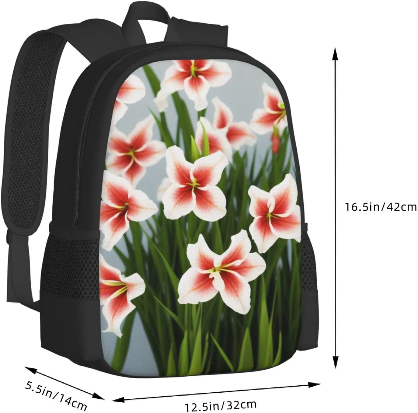 Gladioluses Backpack Lightweight Simple Casual Backpack Shoulder Bags Large Capacity Laptop Backpack