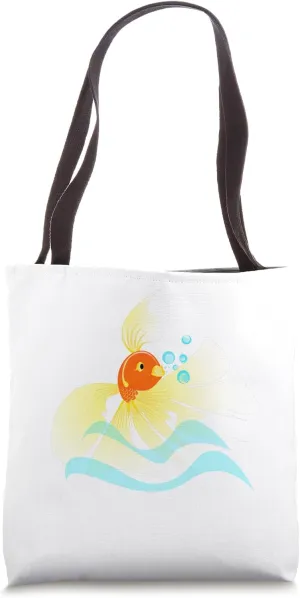 Golden Fish Wish Dream Hope Tote Bag