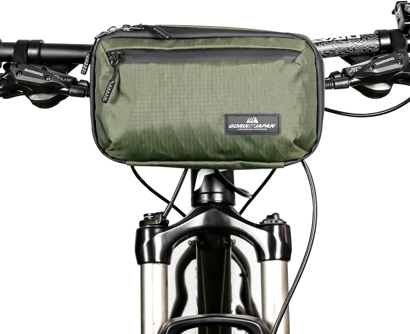 GORIX Bike Front Bag Shoulder Bag 2way Cycling Handlebar Pouch Waterproof Road Mountain Bicycle (Adventure PX)