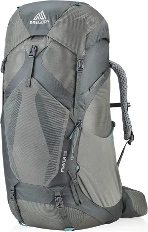 Gregory Maven 65L Women's Backpacking Pack, Breathable Backpanel and Shoulder Harness, Raincover Included, Built-In Hydration Sleeve (Reservoir Not Included), Extra Small/Small, Spectrum Blue