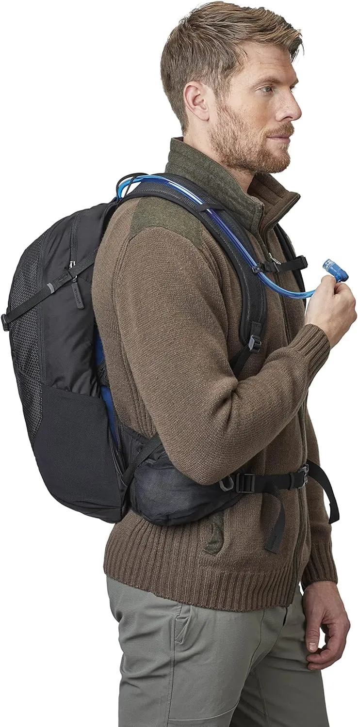 Gregory Salvo 16L H2O Unisex Day Hiking/Backpacking Hydration/Mountain Biking Backpack, 3L Water Reservoir/Bladder Included, One Size Fits All, Ozone Black