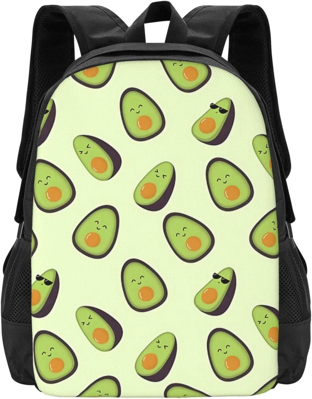 Happy Avocados Lightweight Packable Backpack Travel Casual Large Capacity Daypack Foldable Backpack For Men Women