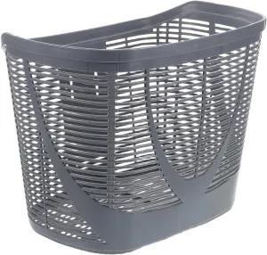 Happyyami Plastic Bike Basket Handlebar Baskets Bicycle Front Sturdy Detachable Multi-use Storage