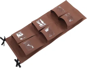 HEALLILY Vertical Rag Bag for Utility Cart Janitorial Cleaning Cart Bag Tag Cleaning Supplies Organizer