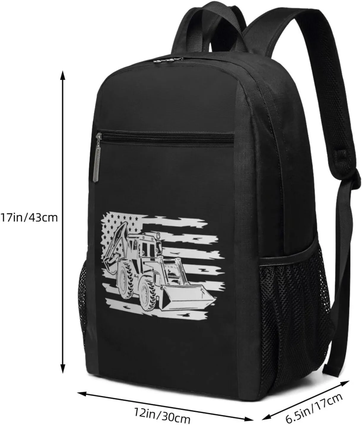 Heavy Equipment Operator Excavator Bulldozer Backpack 17 Inch For Travel Laptops Backpack
