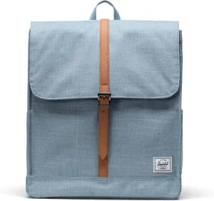 Herschel City Backpack, Ashley Blue Crosshatch, Standard-16L
