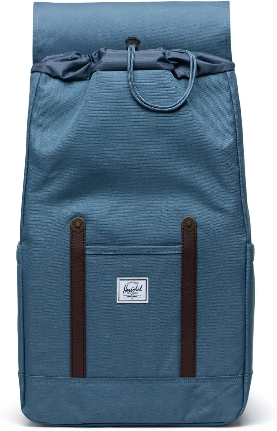 Herschel Retreat Vintage Backpack – 23L Travel, Work & College Bag, Fits 16" Laptop, Padded Straps, Water Bottle Pocket, Durable Backpack for Men & Women, Steel Blue
