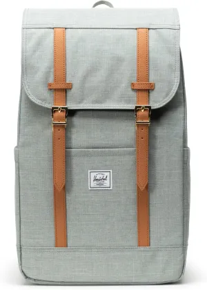 Herschel Supply Co. Unisex Retreat Backpack, Standard - 19.5L, Iceberg Green Crosshatch