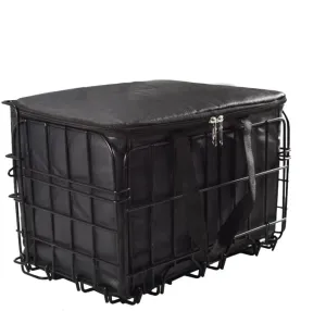 Himiway Folding Bike Basket - Front & Rear Hanging Cargo Storage Basket, Quick Release Mental Storage Rack for Bike Handlebar & Rear Rack, Max. Load 66 lbs /11 lbs, Waterproof & Anti-Rust