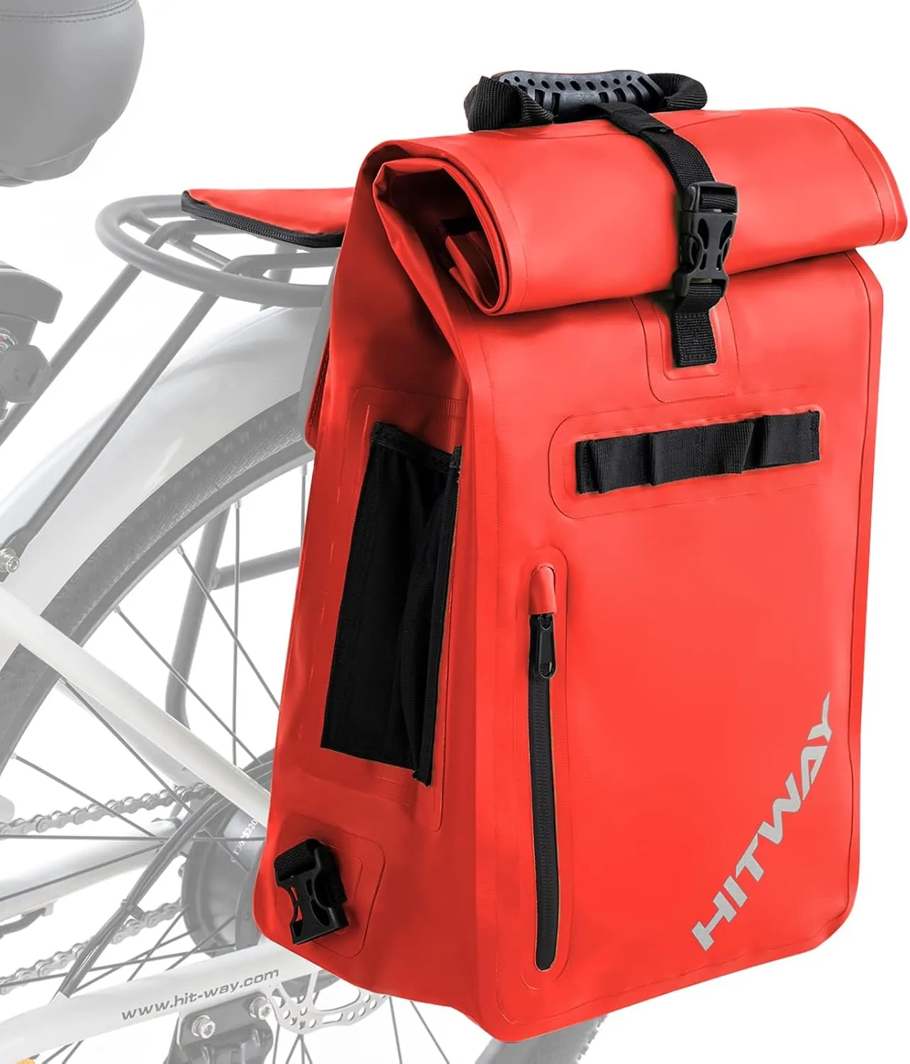 HITWAY Bike Bag Waterproof Pannier 29L Large Capacity Bike Rack Bag for Bicycles Rear Rack Seat Trunk Bag
