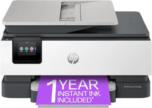 HP OfficeJet Pro 8139e Wireless All-in-One Color Inkjet Printer, Print, scan, Copy, fax, ADF, Duplex Printing Best-for-Home Office, 1 Year of Instant Ink Included