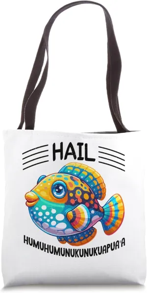 Humuhumunukunukuapua'a Reef Triggerfish Hawaiian Fish Tote Bag