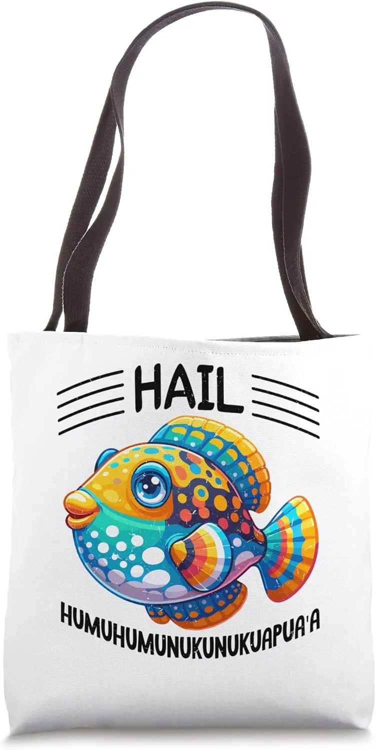 Humuhumunukunukuapua'a Reef Triggerfish Hawaiian Fish Tote Bag