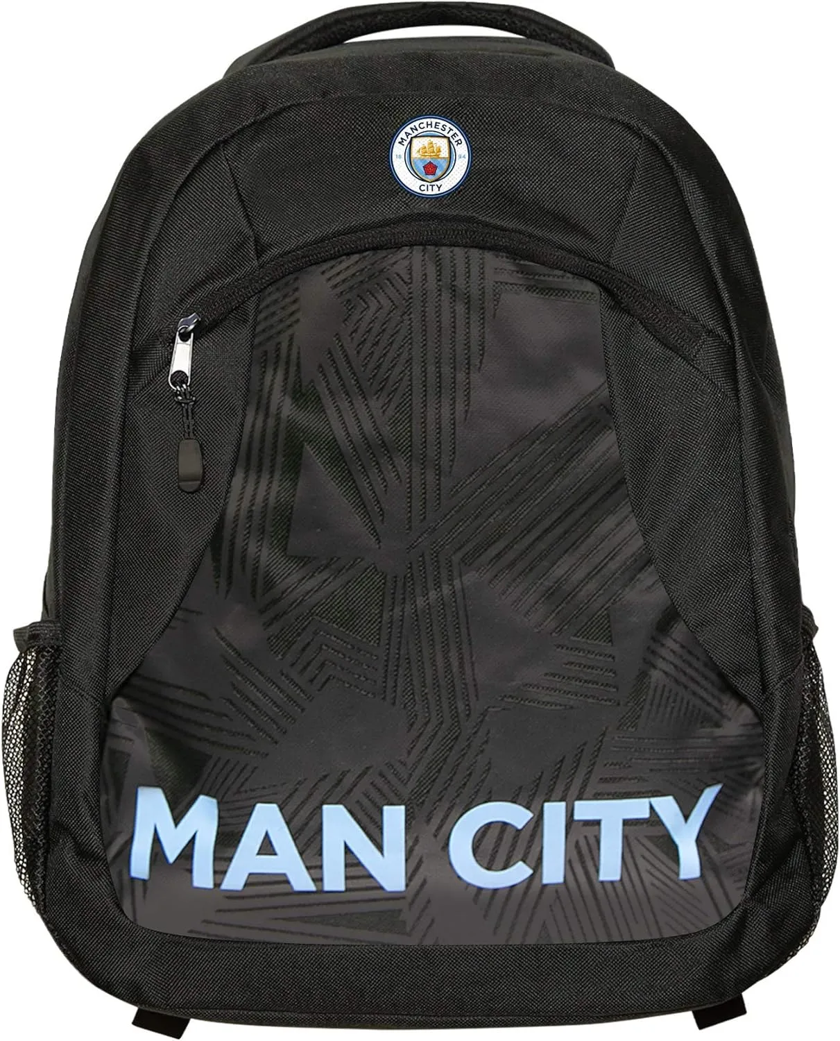 Icon Sports Soccer Backpack Bag – Officially Licensed Premium Manchester City Team Club Logo Adult Football Fan Shoulder Padding