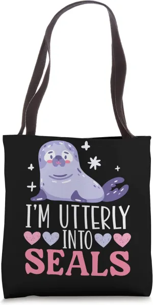 I'm Utterly Into Seals Animal Marine Biologist Seal Tote Bag