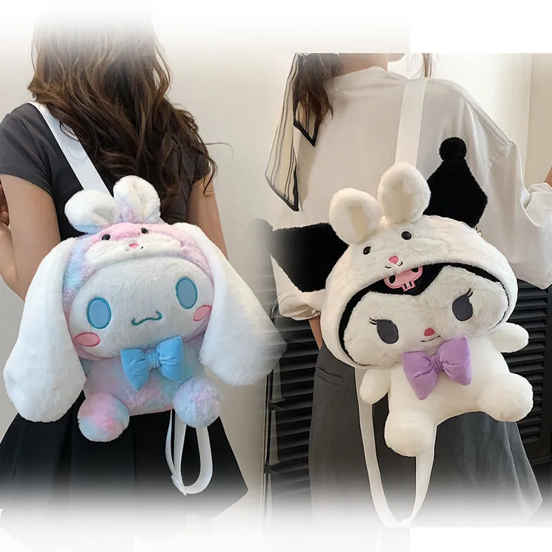 Innovative Plush Cartoon Cute Clow Gift Backpacks