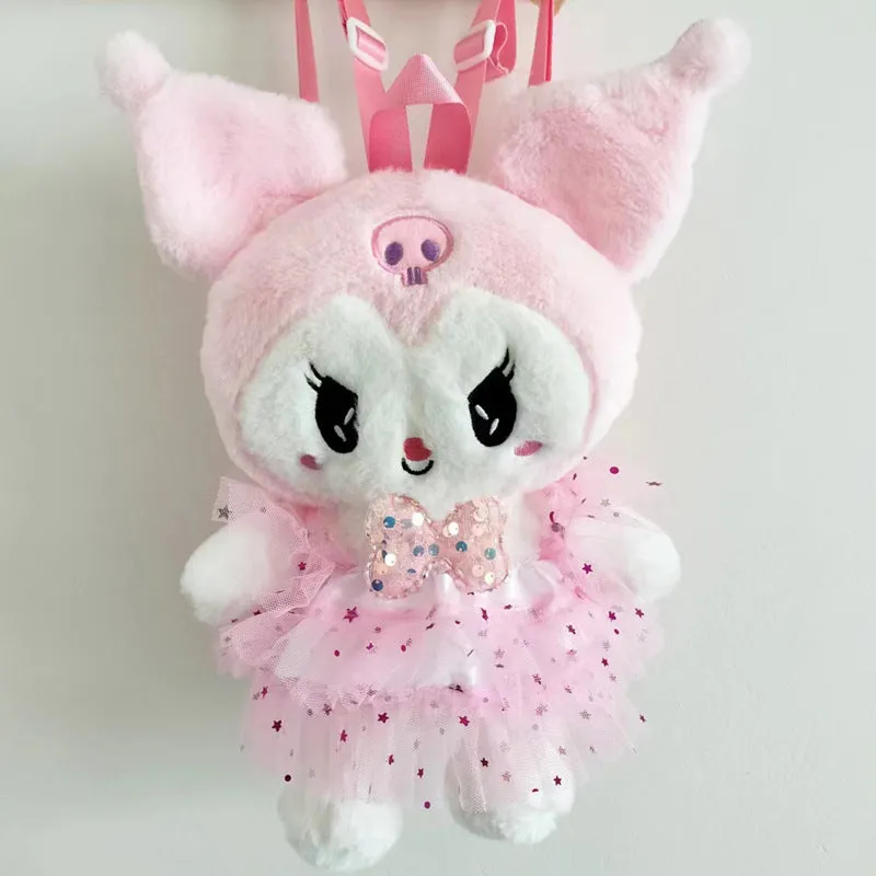 Innovative Plush Cartoon Cute Clow Gift Backpacks