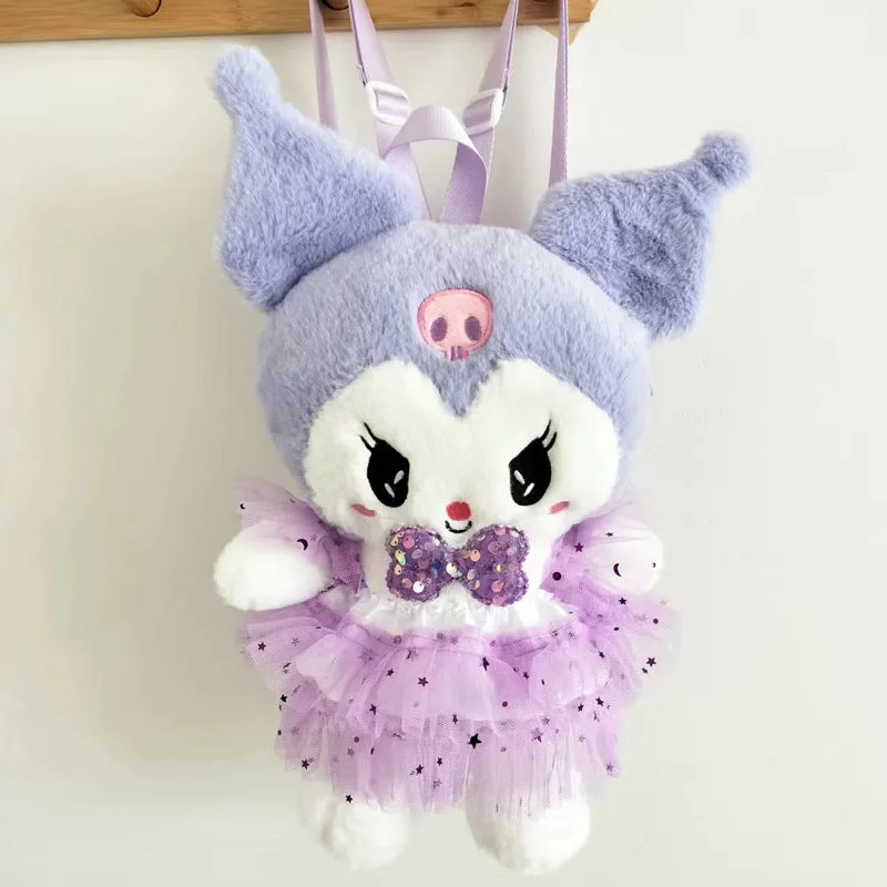 Innovative Plush Cartoon Cute Clow Gift Backpacks
