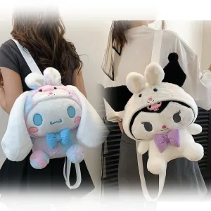 Innovative Plush Cartoon Cute Clow Gift Backpacks