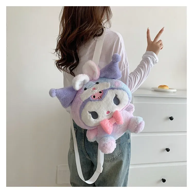 Innovative Plush Cartoon Cute Clow Gift Backpacks