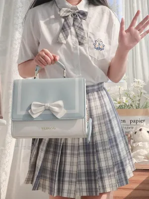 Ita Purse Bag for Girls Women, Kawaii Crossbody Bag Clear Window Shoulder Cute Messenger Bag Sling Purse Lolita Bag (Blue)