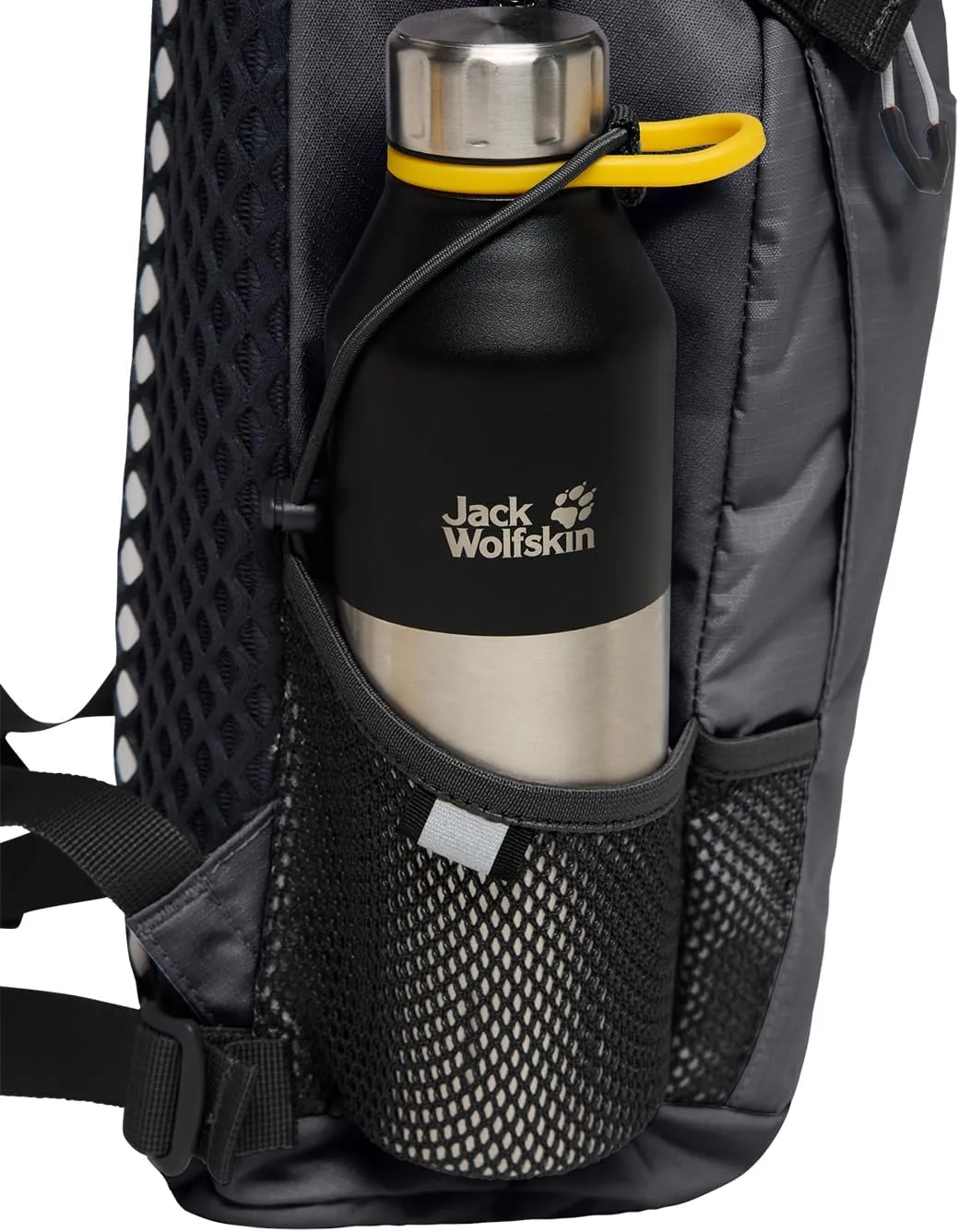 Jack Wolfskin Velocity 12L Lightweight Biking Backpack with Rain Cover and Helmet Lashing