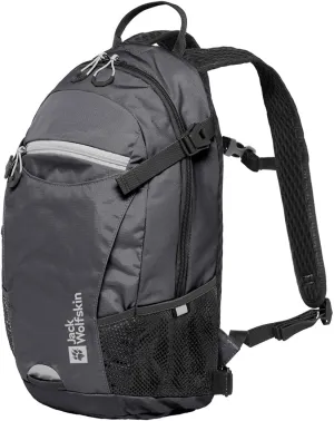 Jack Wolfskin Velocity 12L Lightweight Biking Backpack with Rain Cover and Helmet Lashing