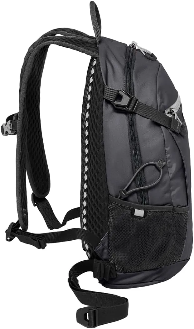 Jack Wolfskin Velocity 12L Lightweight Biking Backpack with Rain Cover and Helmet Lashing