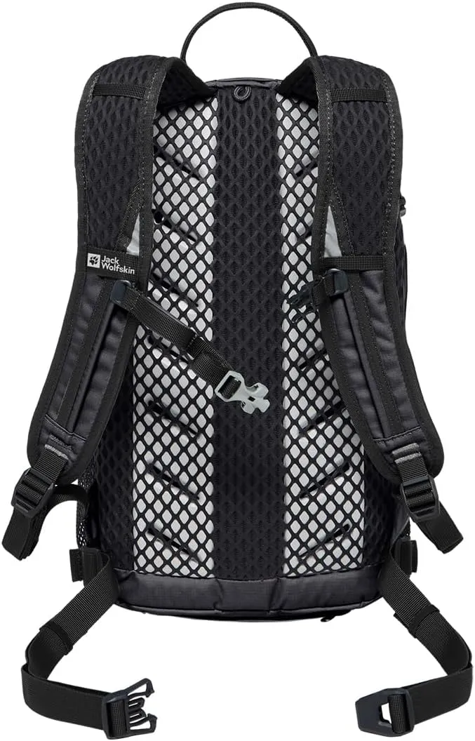 Jack Wolfskin Velocity 12L Lightweight Biking Backpack with Rain Cover and Helmet Lashing